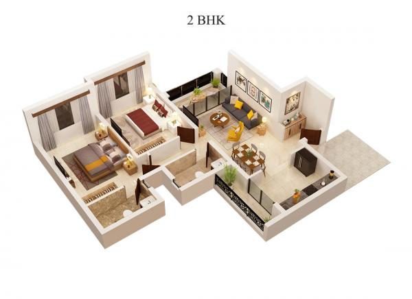 Typical 2 BHK